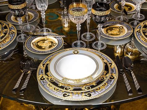 service de table versace|Versace italian table sets.